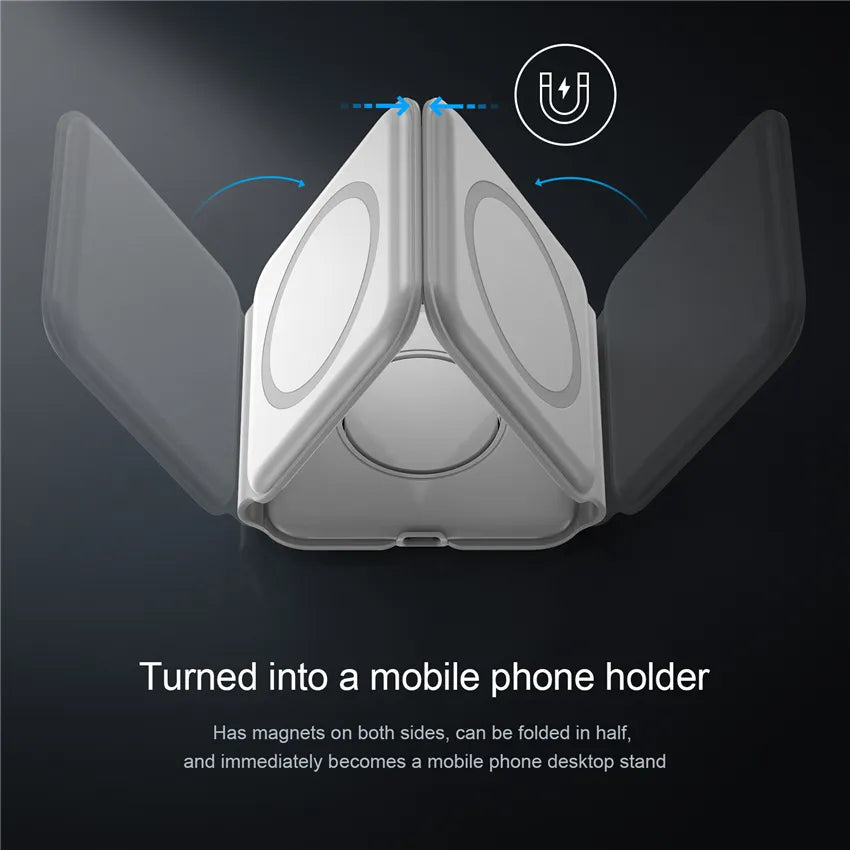 3 in 1 Foldable Charging Station for Multiple Apple Devices