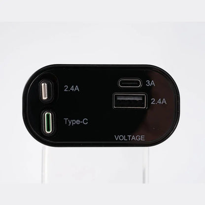 100W 4-in-1 Retractable Car Fast Charger