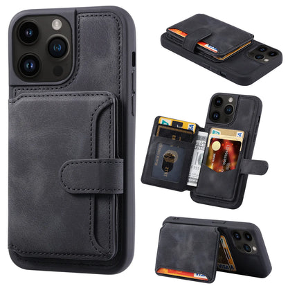 Leather Wallet Phone Case for iPhone