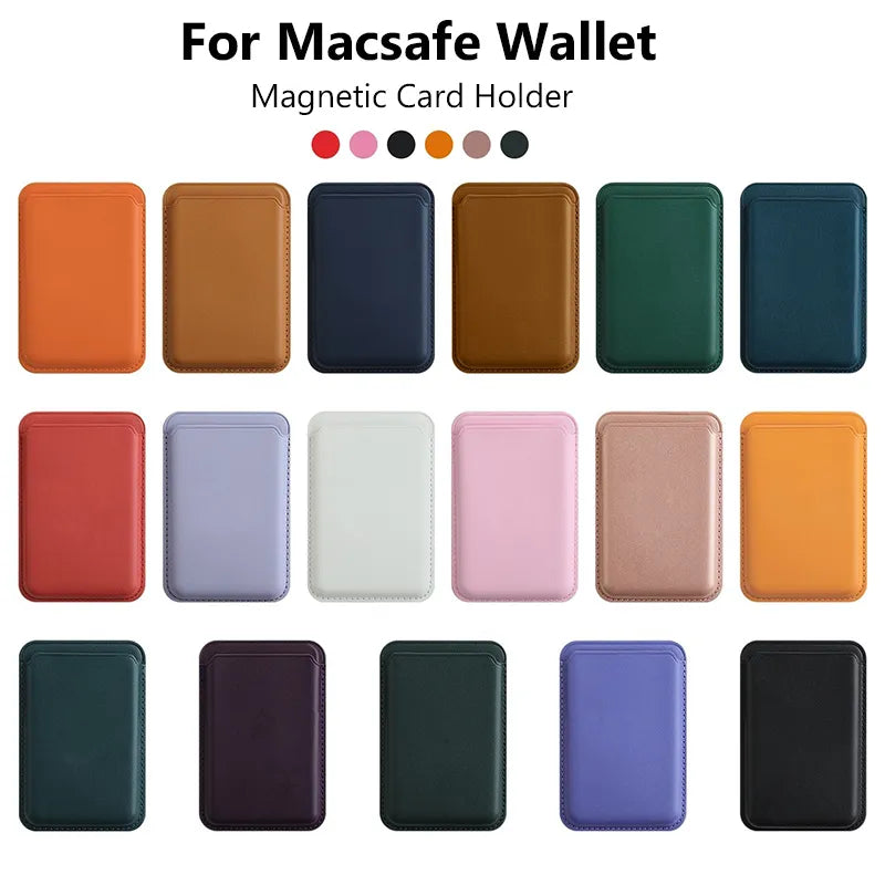 Magsafe Leather Wallet Case For iPhone