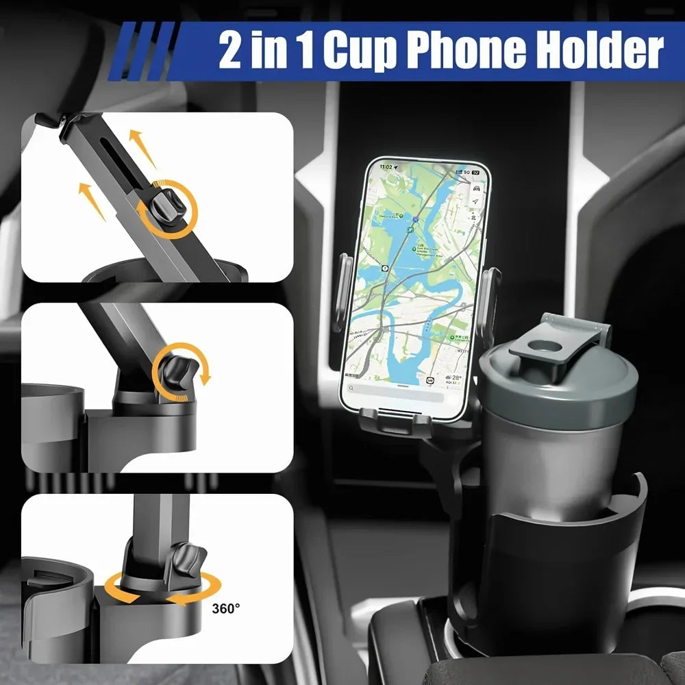 Cup Holder & Phone Bracket Combo