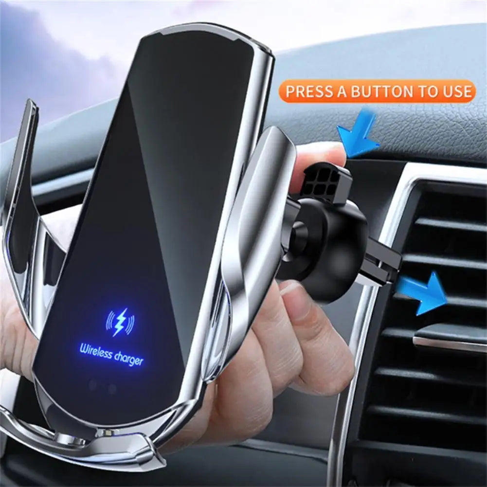 Wireless Smart Car Charger with Magnetic Cell Phone Holder