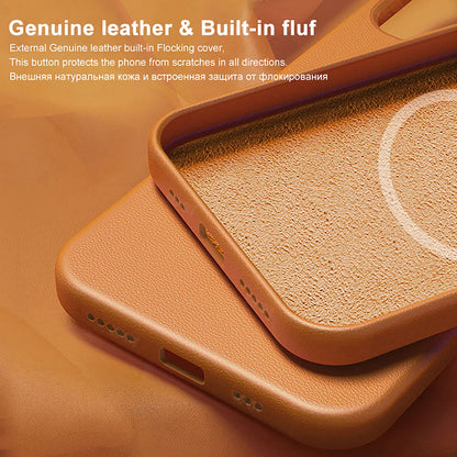 Magsafe Leather Silicone Case For iPhone