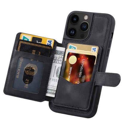 Leather Wallet Phone Case for iPhone